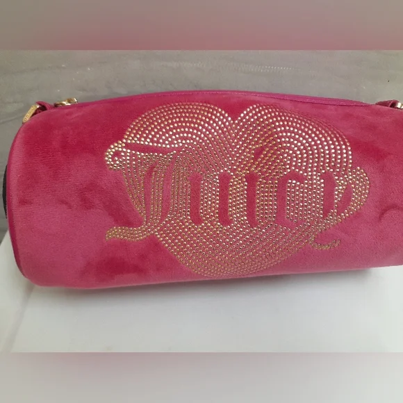 Juicy Couture Pink Velour Shoulder Hand Bag - Picture 5 of 15